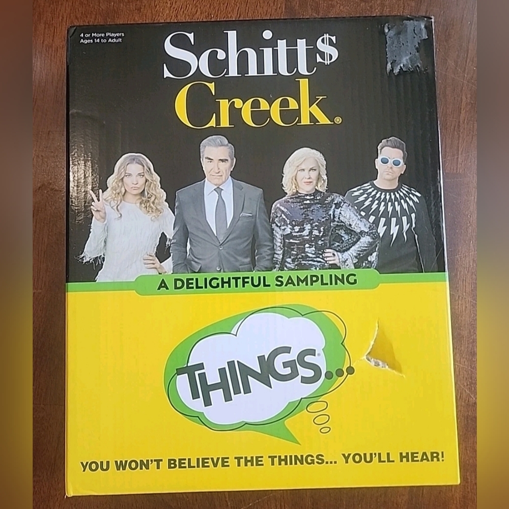 Schitts Creek A Delightful Sampling Things Card Game 100 Topic Cards Sealed New